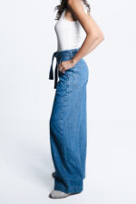 WP-010 WIDE LEG BELT  DARK BLUE - Image 5