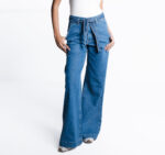 WP-010 WIDE LEG BELT  DARK BLUE