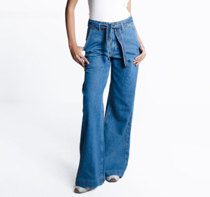 WP-010 WIDE LEG BELT  DARK BLUE